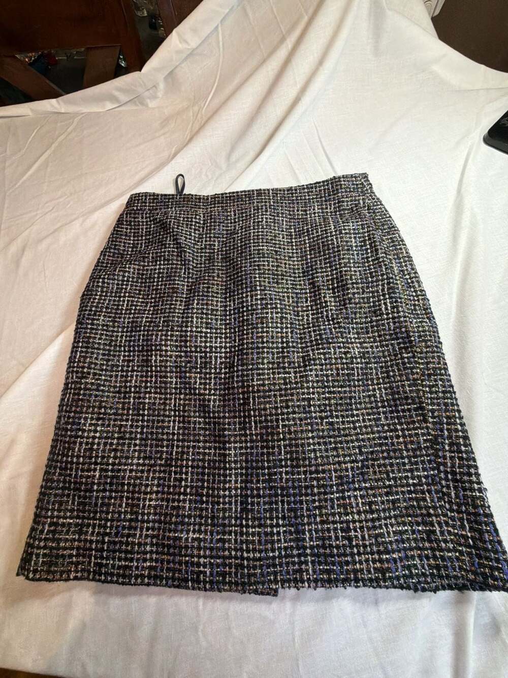 J.Crew The Pencil Skirt Tweed Multi-Color Size 10